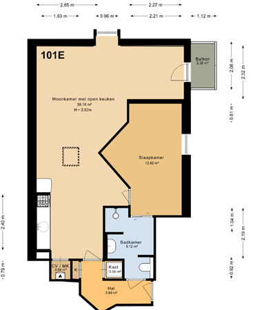 Medium property photo - Herestraat 101E, 9711 LG Groningen